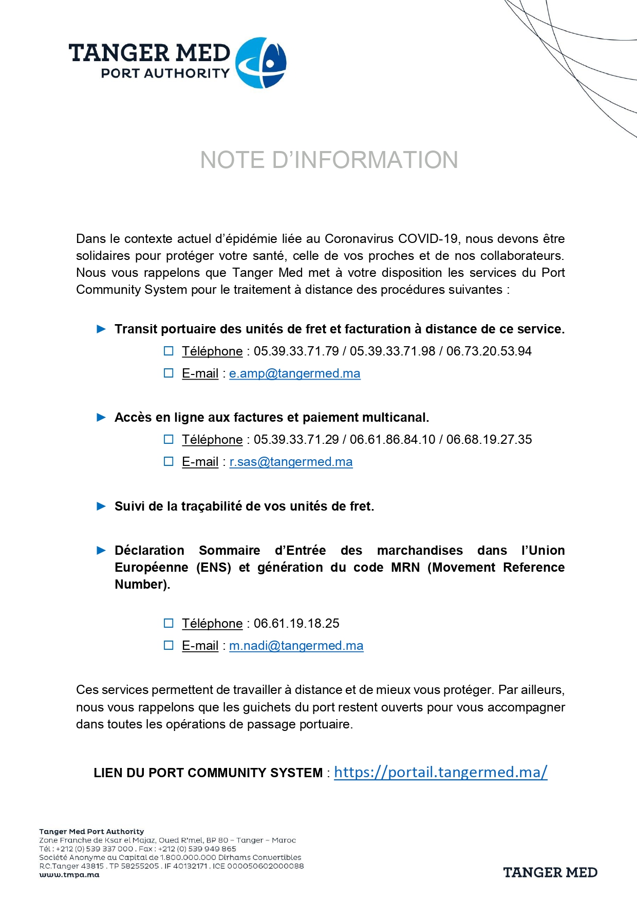 Le Port Community System de Tanger Med en ordre de bataille pour une digitalisation poussée des services du port.