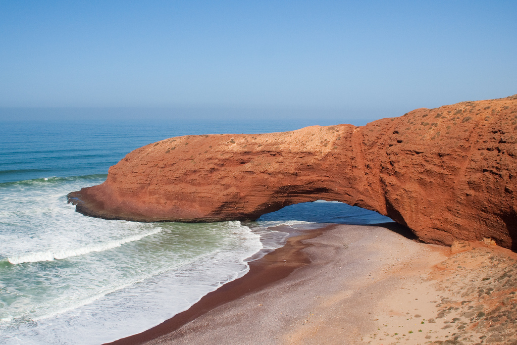 Sidi Ifni Une c l bre arche de roche naturelle s est effondr e