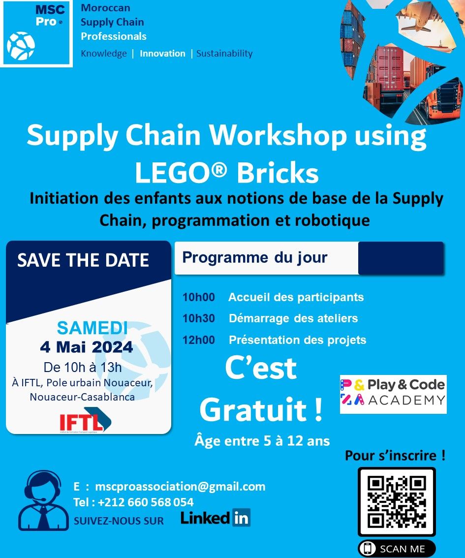 L'Association MSC Pro organise un Workshop LEGO Bricks pour initier les jeunes à la Supply Chain