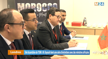 34e Assemblée de l’OMI : M. Kayouh tient une série d’entretiens avec des ministres africains